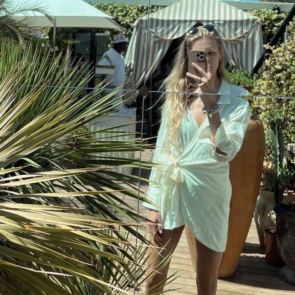 Zara linen dress